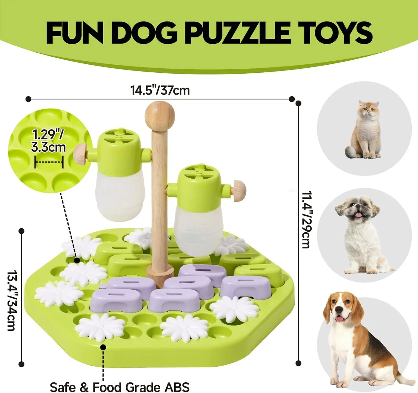 Dog Puzzle Interactive Toy