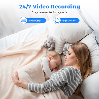 5MP Mini Cube WiFi Indoor Security Camera