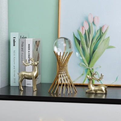 Living Room Nordic Light Luxury Crystal Ball Ornaments