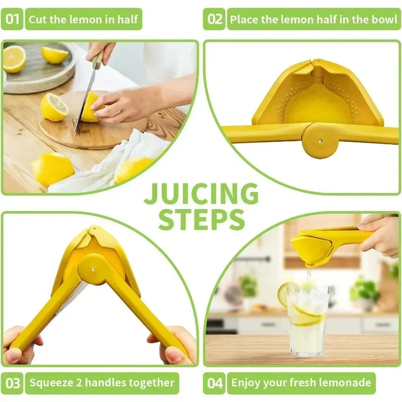 New Manual Lemon Fruit Juicer Easy To Squeeze Manual Juicer Juicer Kitchen Juice Squeezer Kitchen Gadgets  Lemon Squeezer