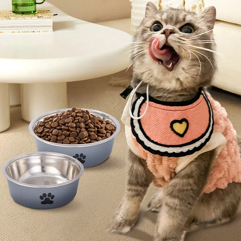 Non-Slip Stainless Steel Dog Water Bowl