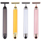 Golden T-Shaped Facial Body Massager