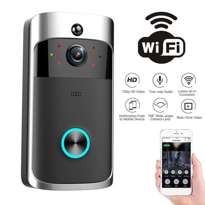 1080P Smart Door Phone with Voice Intercom Doorbell