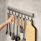 Wall Mounted Punch-Free Hooks Rack