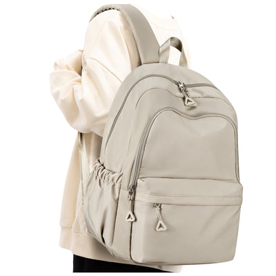 School bag, preppy, cute, light, large capacity, simple, backpack, junior high school students, college students commuting bag