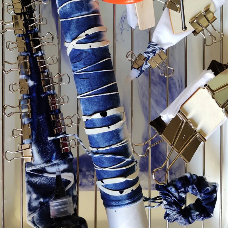 20g Dark Blue Fabric Dye DIY Fabric Tie-dye Dye Clothing Dye Textile Dyeing Transformation Cotton Denim Clothing Paint