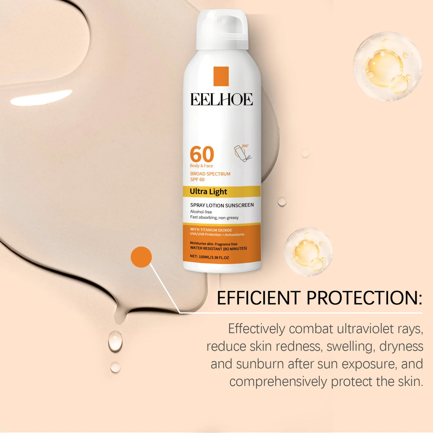 Sunscreen Spray Spf50 Waterproof Facial Body Long Lasting Sun Block Isolation Mist UV Protector Brightning Moisturizer Skin Care