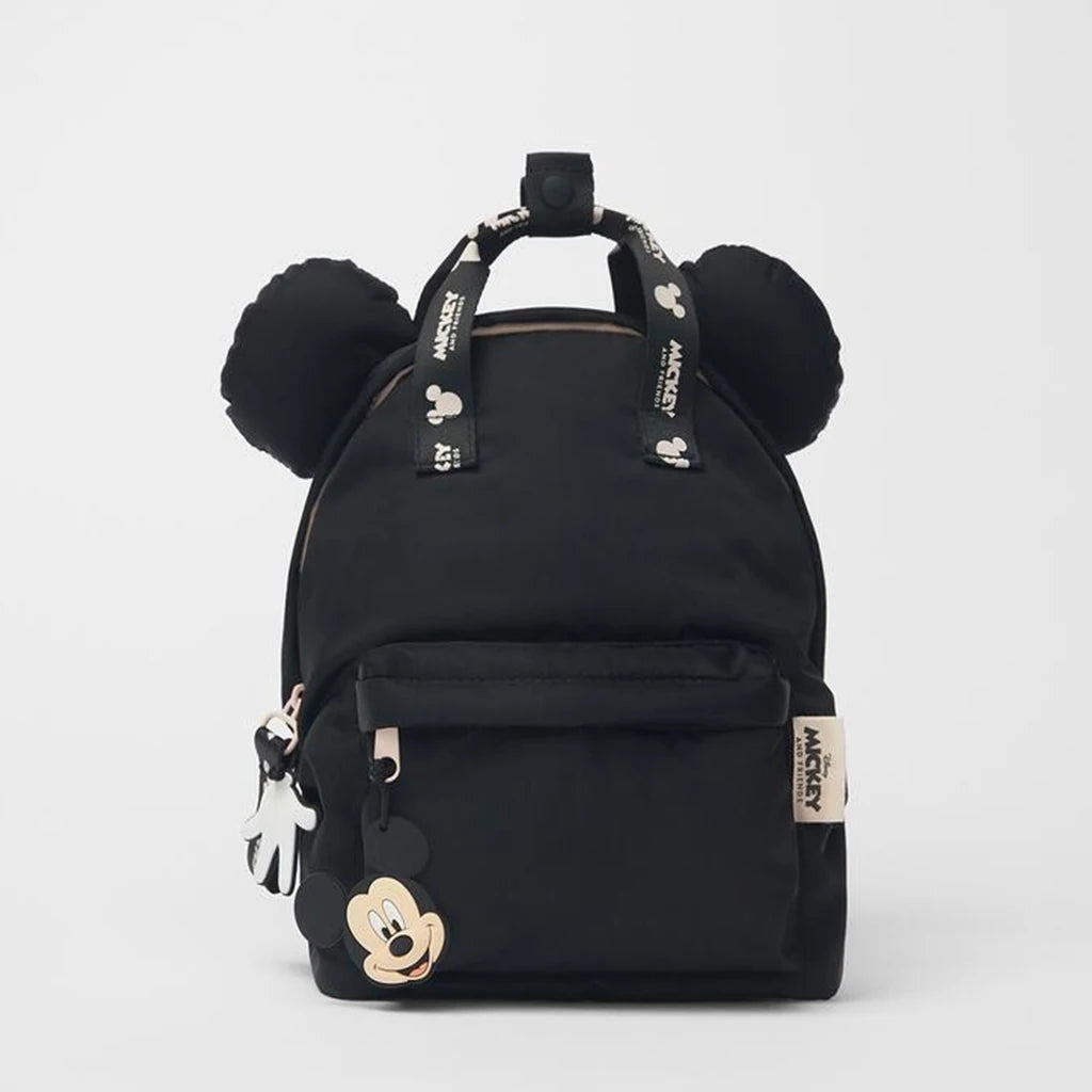 Disney Mickey Backpack Cartoon Fashion Kindergarten Children's School Bag Trendy Casual Children's School Bag Boy's School Bag