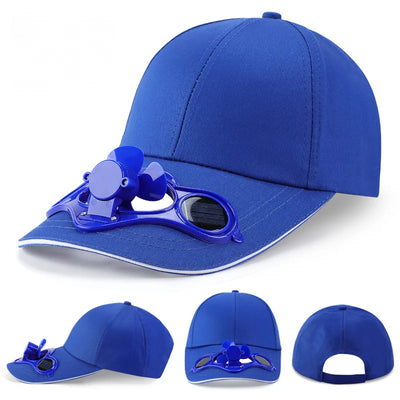 Solar-Powered Cooling Sports Baseball Cap