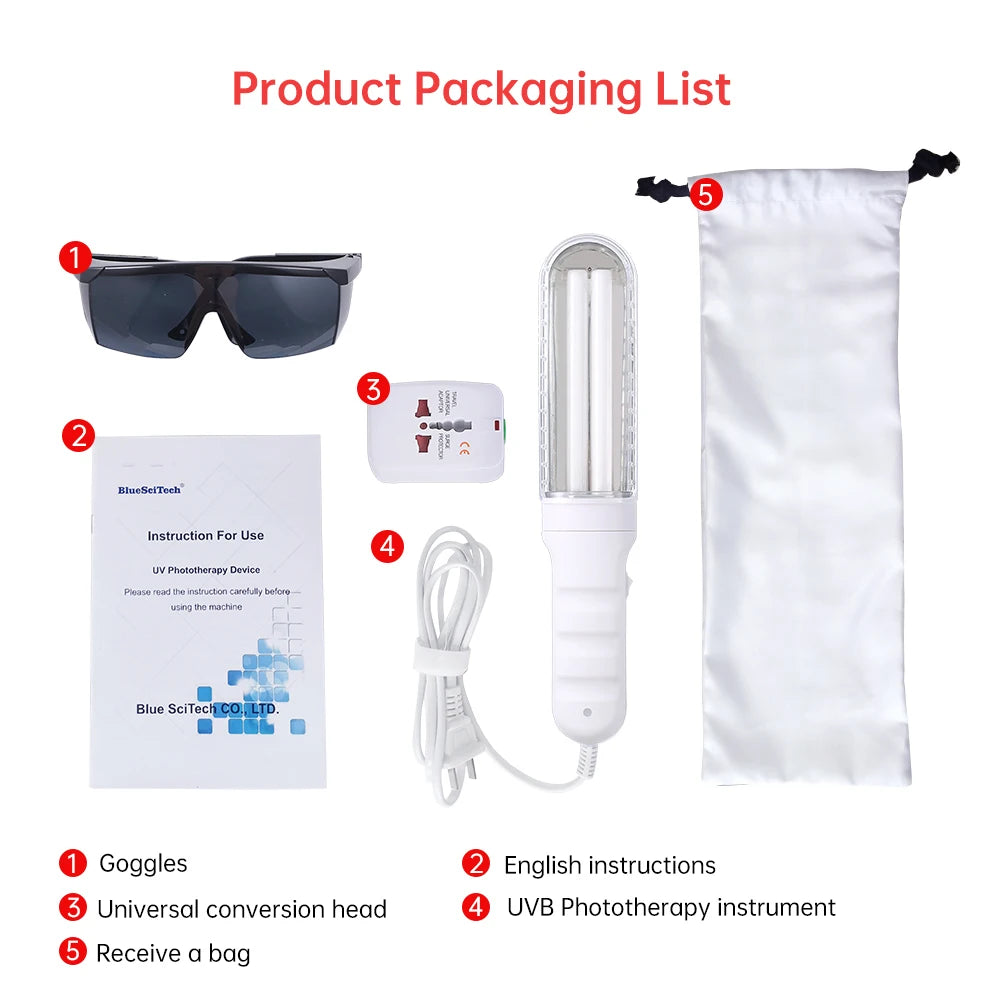 Skin Phototherapy Treatment Lamp