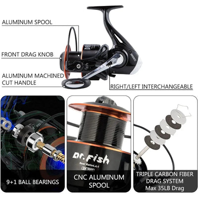 Saltwater Surf Fishing Rod