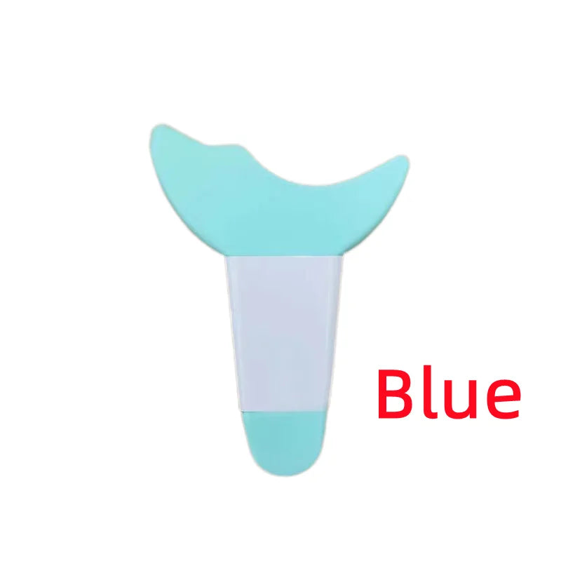 Multifunctional Crescent-Shaped Silicone Eye Makeup Baffle