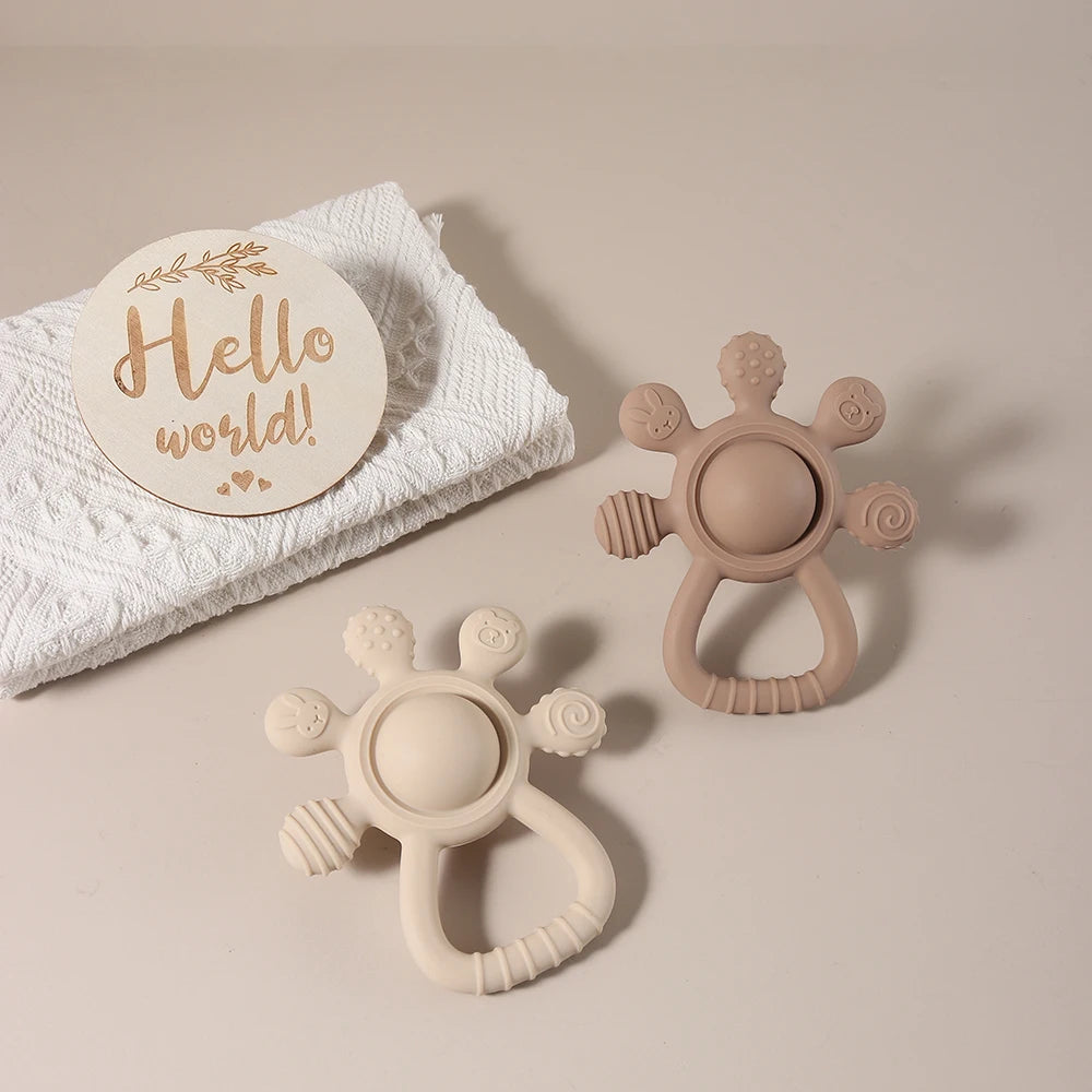 Bunny-Shaped Safe Baby Chew Toy