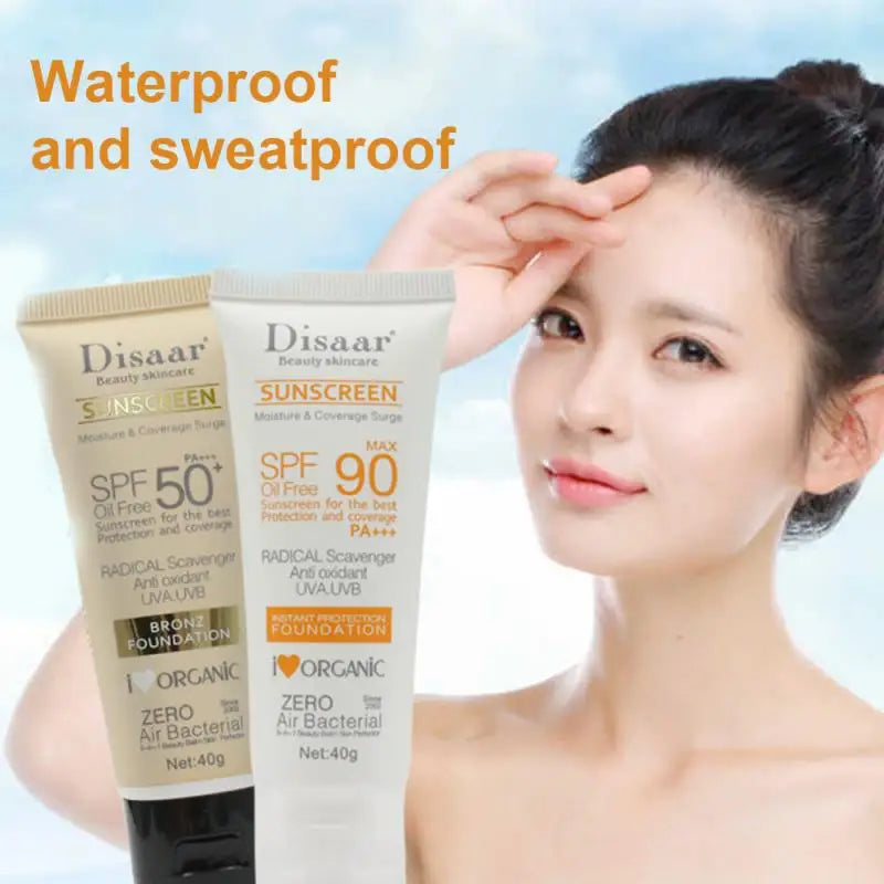 Body Whitening Sun Cream Sunscreen Facial Solar Blocker Moisturizing Refreshing Not Greasy Protector Solar SPF50/90 Skin Care