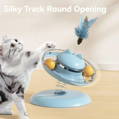 360° Interactive Cat Toy Feeder