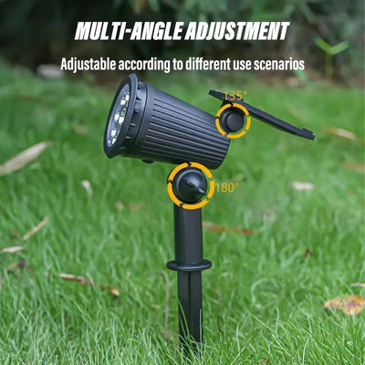 9-LED Solar Landscape Spotlight