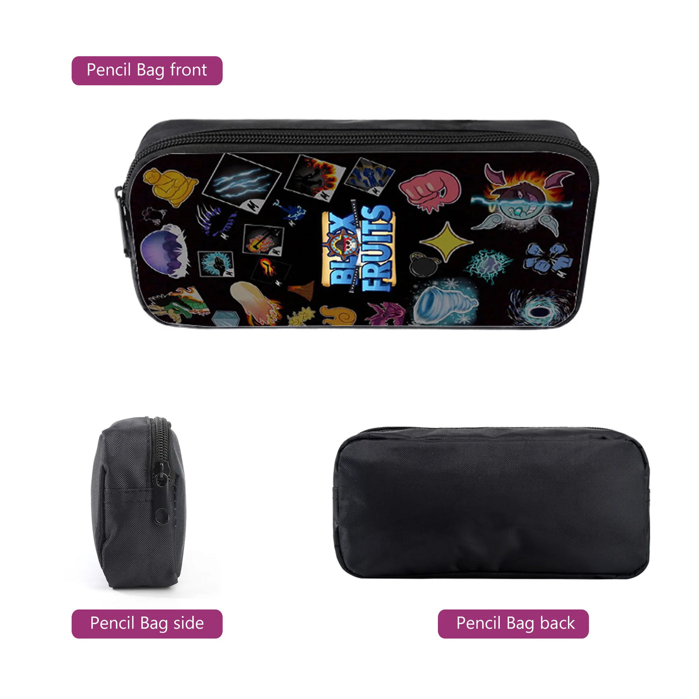 ROBLOX Blox Fruits Primary School Bag Children's Cartoon Backpack Backpack Kawaii Cartoon School Bag Mochila