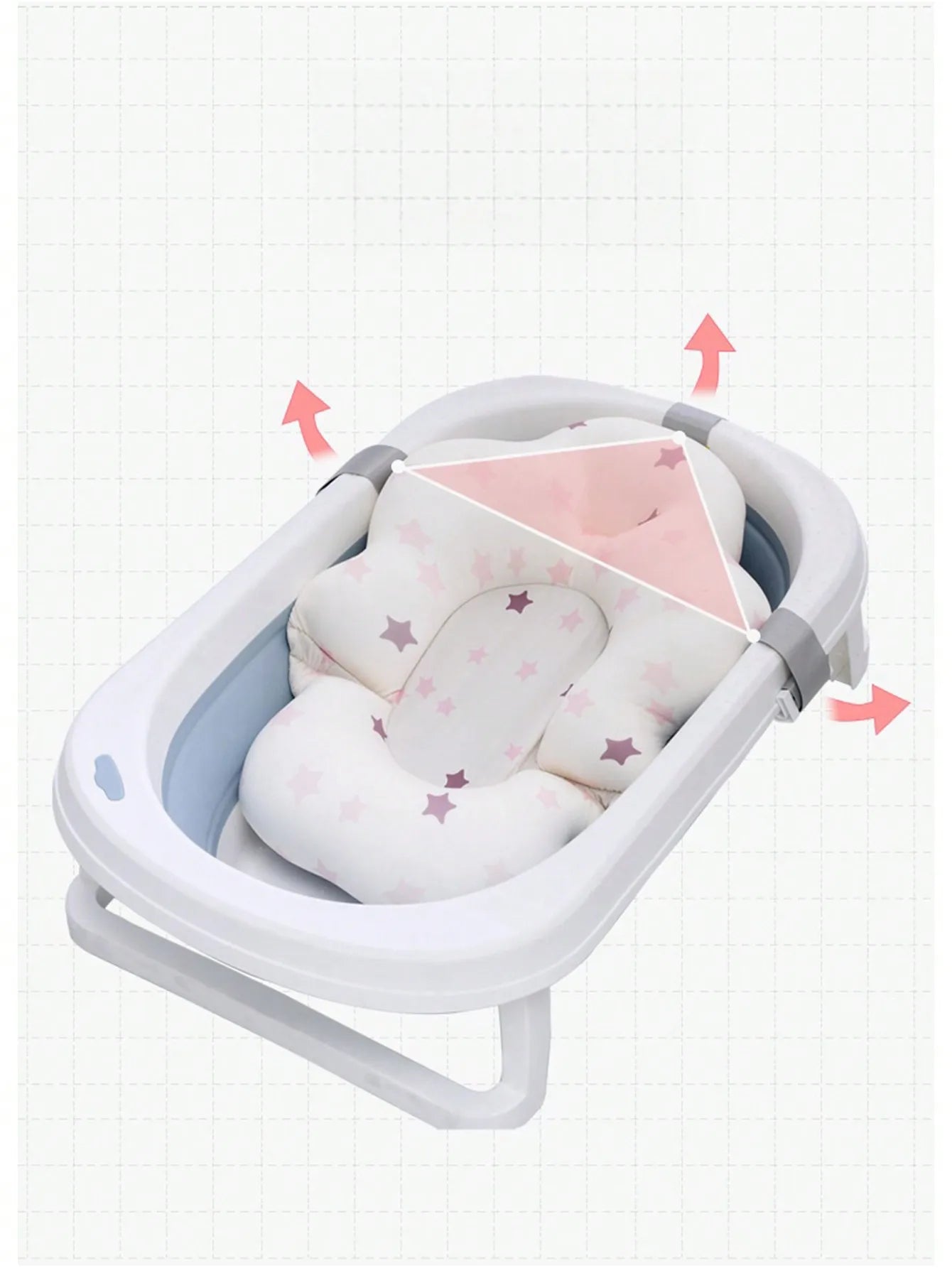 Newborn baby Net bath tub