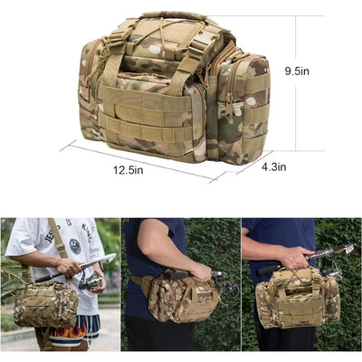 125-Piece Fishing Rod & Reel Combo