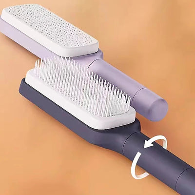 Self-Cleaning Scalp Massage Hairbrush