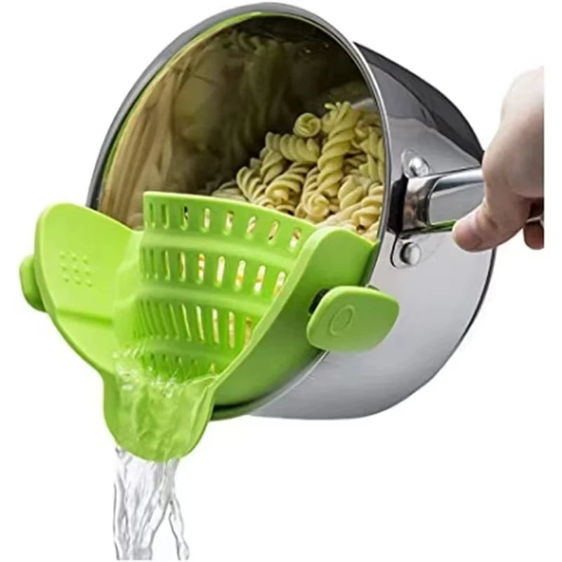 Vegetables Silicone Clip-On Strainer