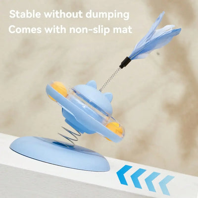 360° Interactive Cat Toy Feeder