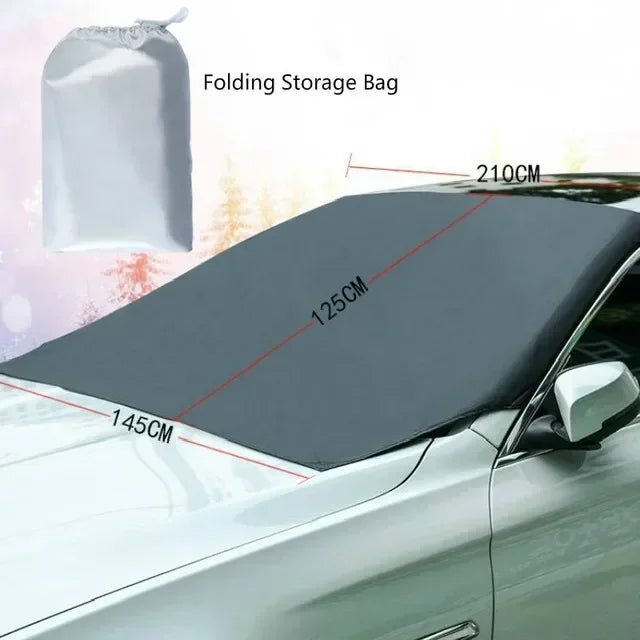 Sunshade Cover Car Windshield Snow Sun Shade Waterproof Protector Automobile Magnetic Cover Car Front Windscreen Cover
