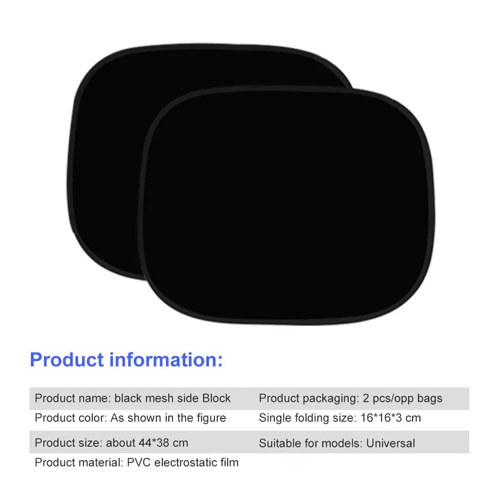 Car Sun Shade UV Protection Car Curtain Car Side Window Sunshade Electrostatic Film Auto Window Sun Visor Protection Window Film