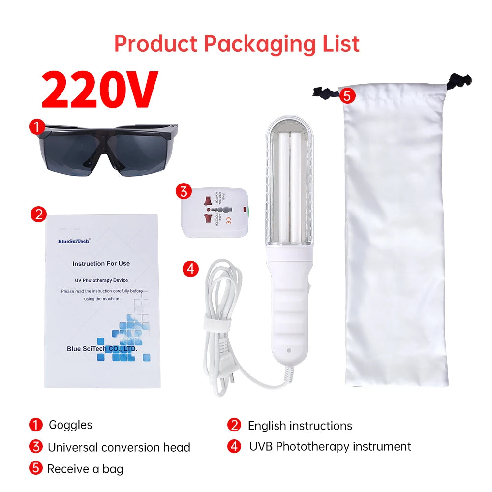 Skin Phototherapy Treatment Lamp