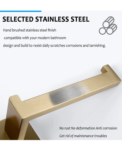 Brushed Gold Bathroom Set