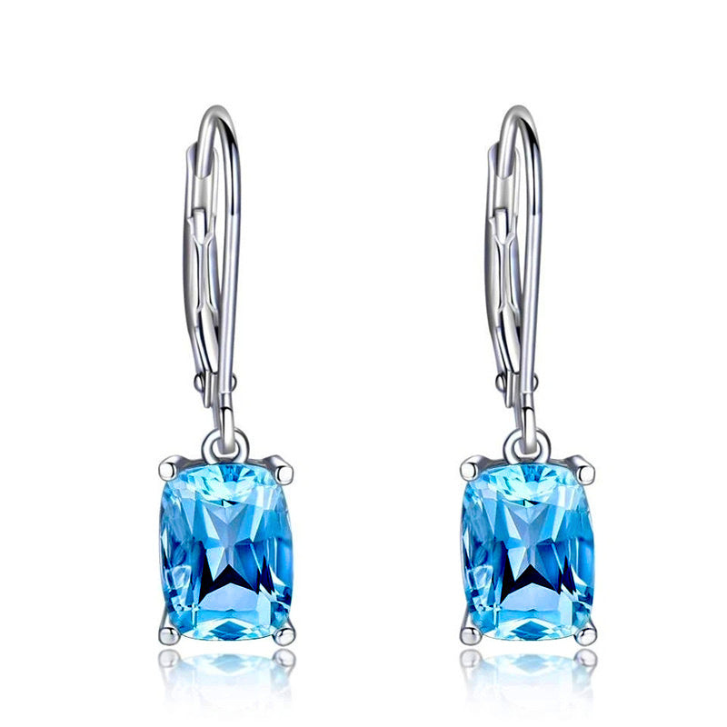 Simple Zircon Earrings European And American Ornament