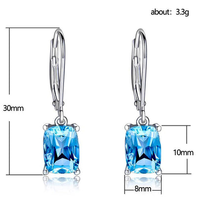 Simple Zircon Earrings European And American Ornament