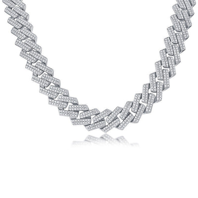 S925 Silver Challenge Necklace For Men